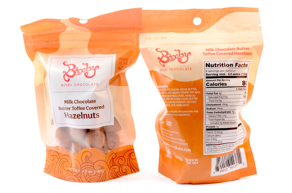 Bixby Milk Chocolate Butter Toffee Hazelnuts