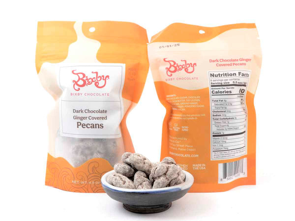 Bixby Chocolate Ginger Pecans