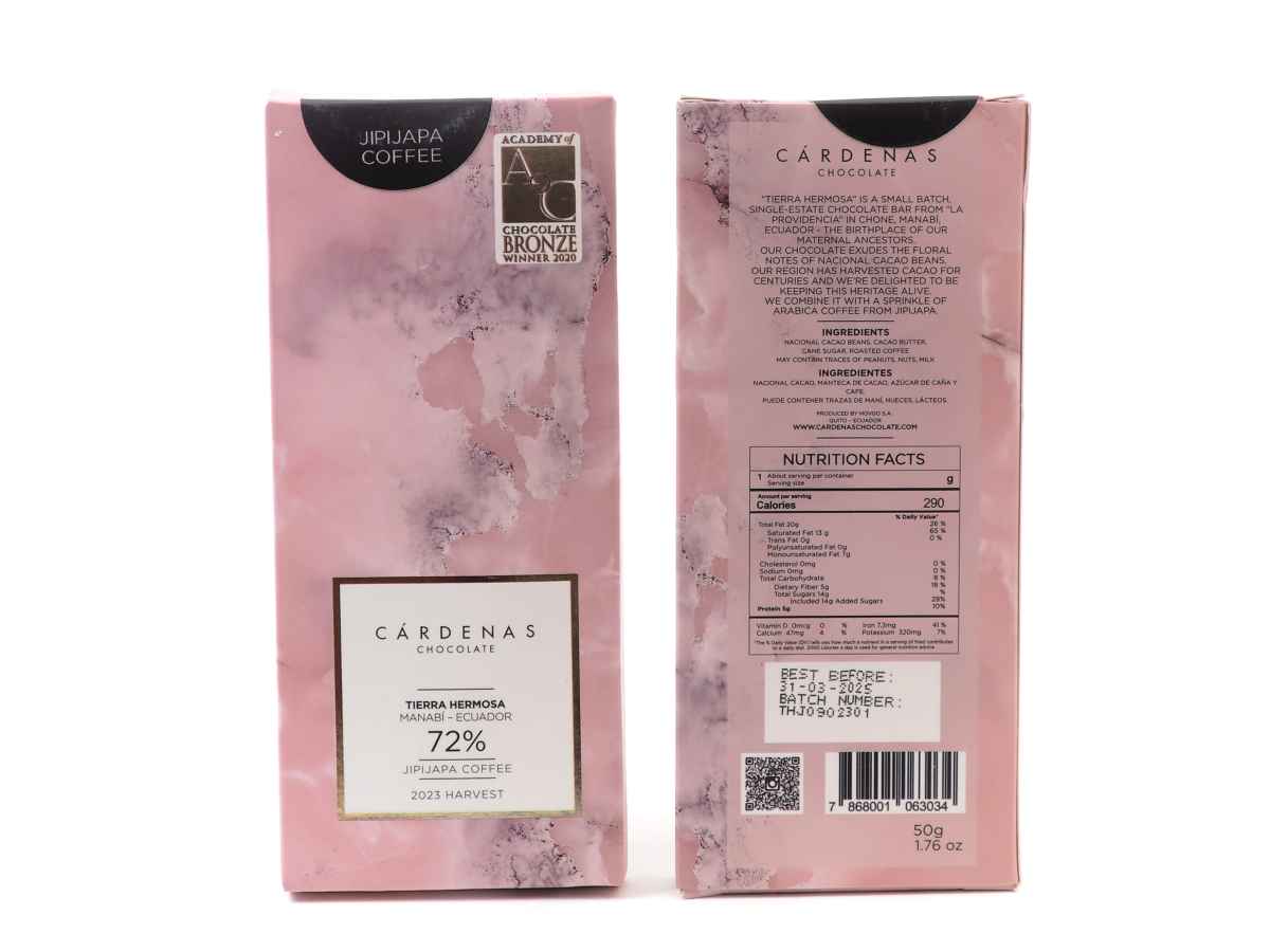 Cardenas Jipijapa Coffee 72%