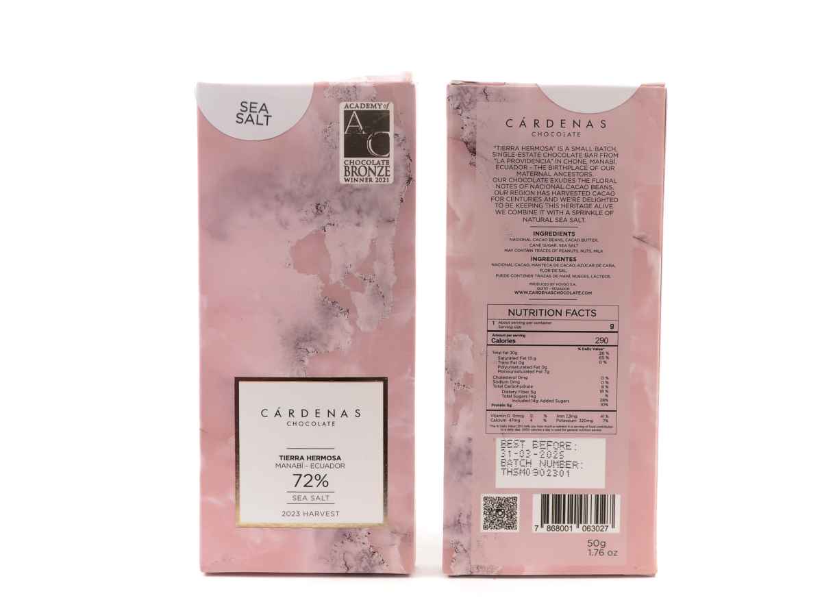Cardenas Sea Salt 72%