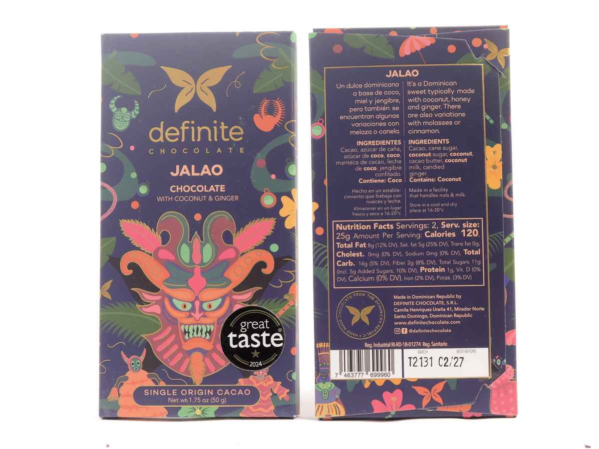 Definite Chocolate Jalao - Coconut & Ginger
