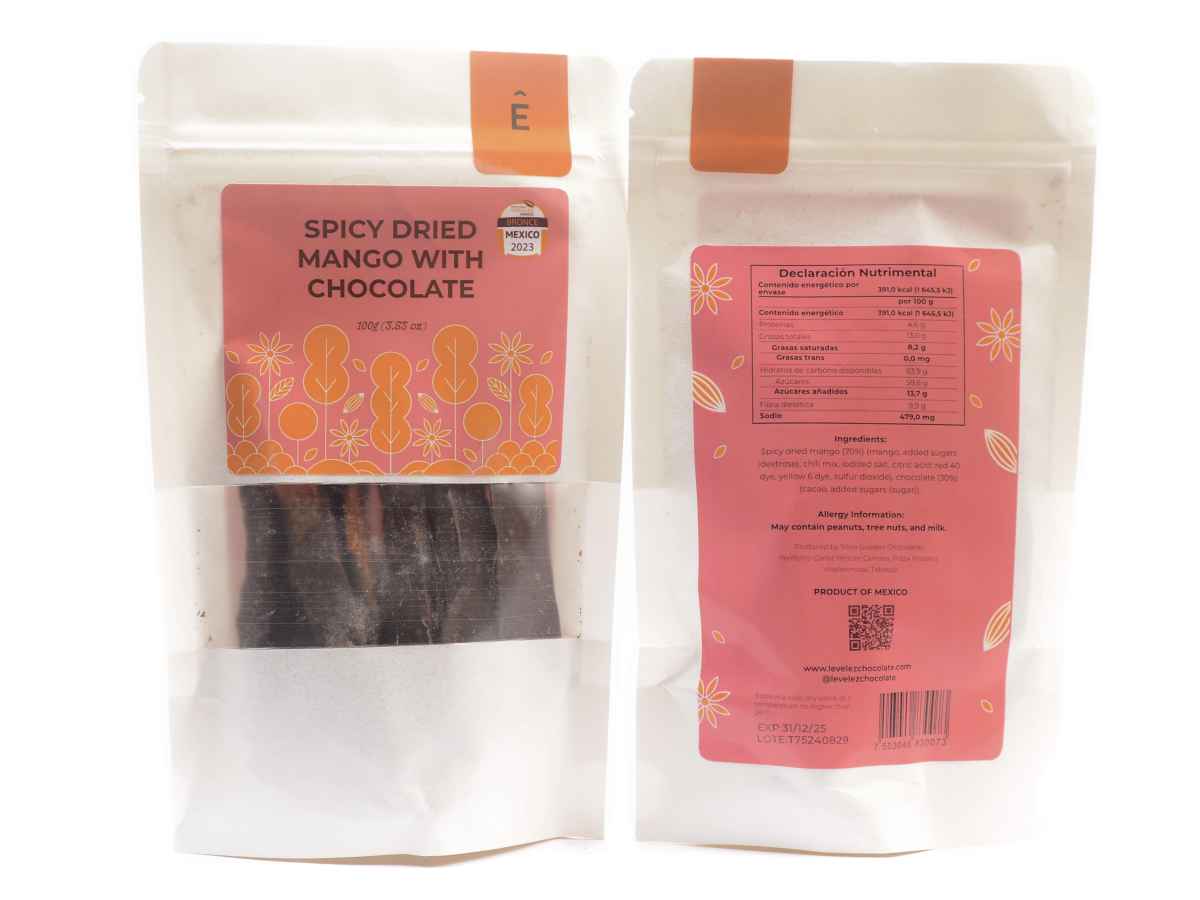 Levelez Spicy Dried Mango with Chocolate