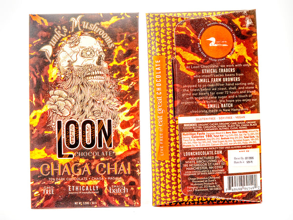 Loon Chocolate Chaga Chai Dark