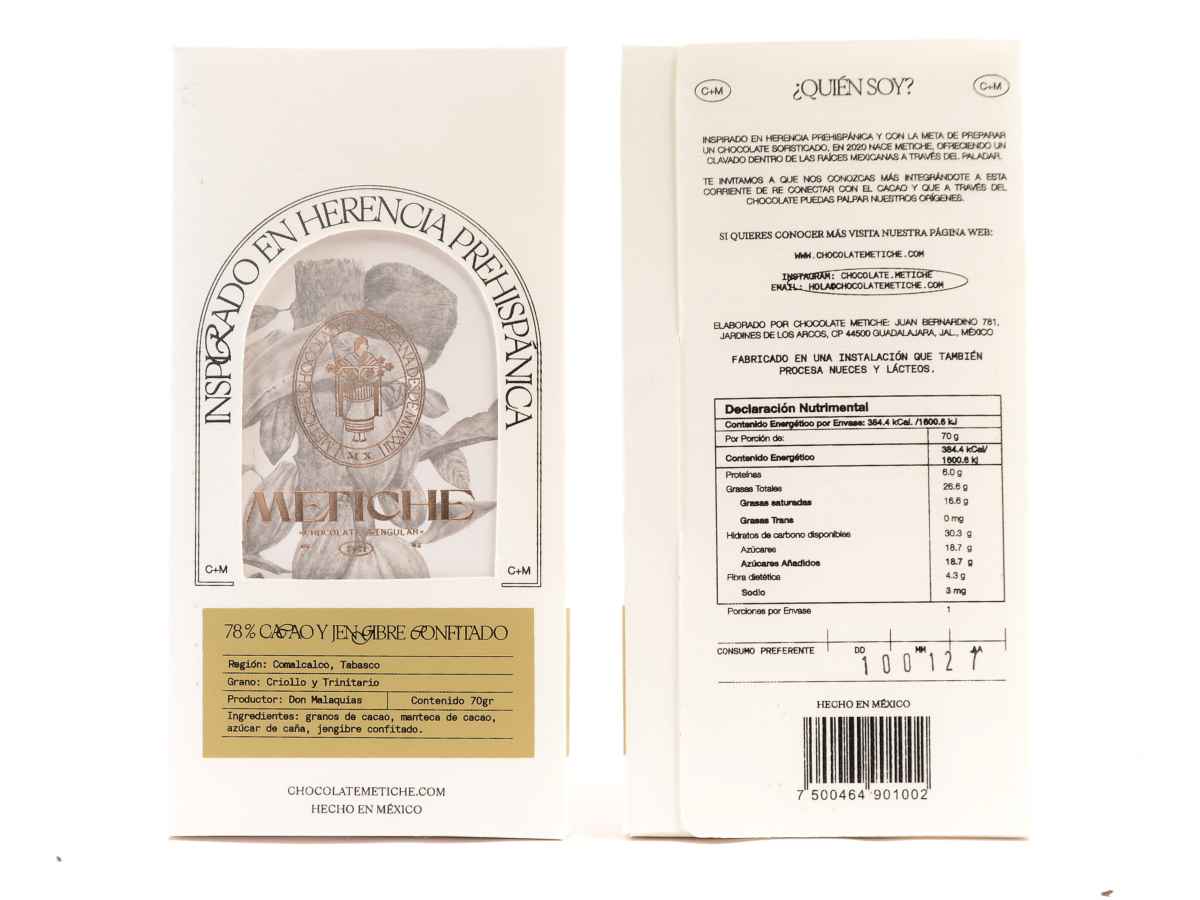 Metiche Candied Ginger, Mexico 78%