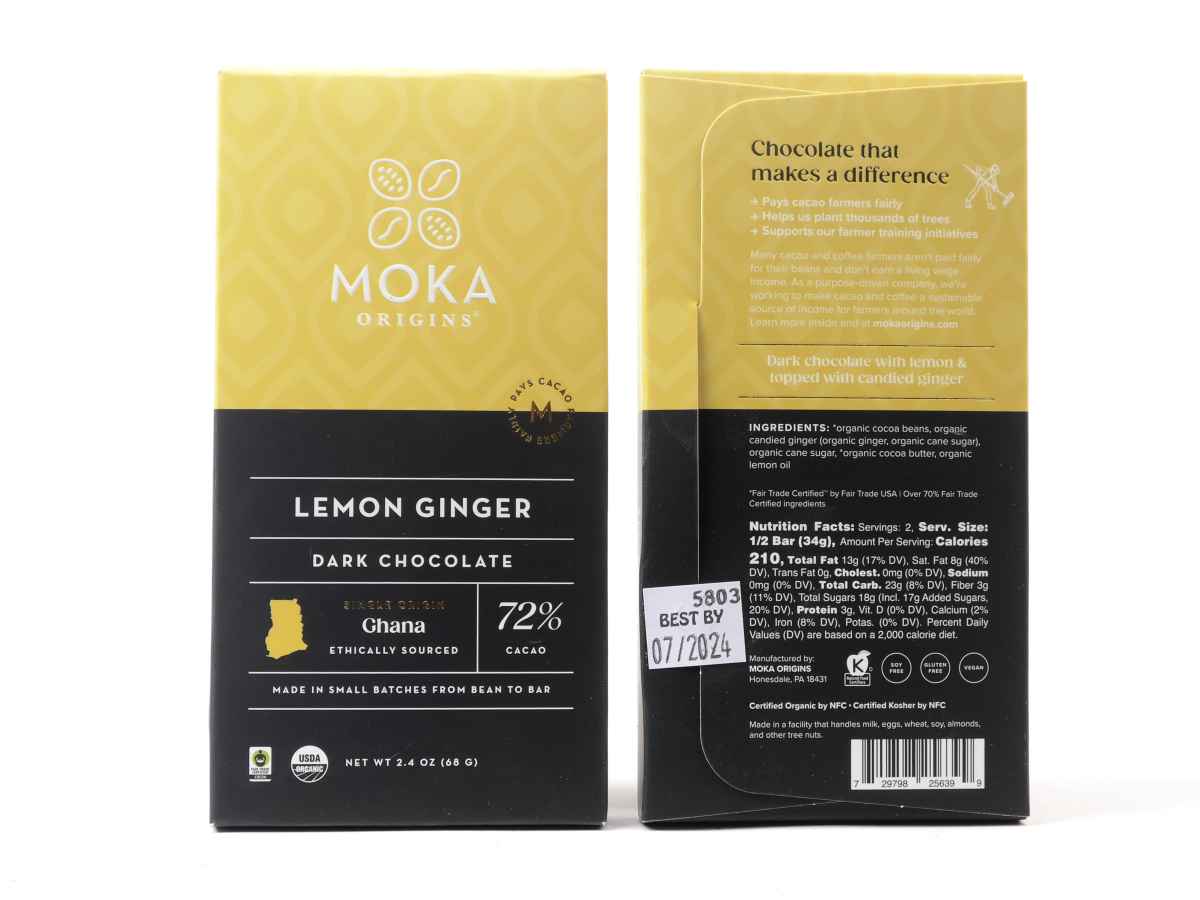 Moka Lemon Ginger 72%