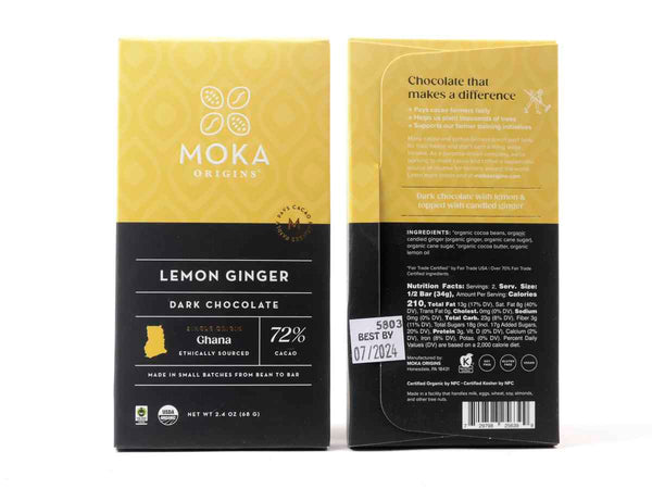 Moka Lemon Ginger 72%