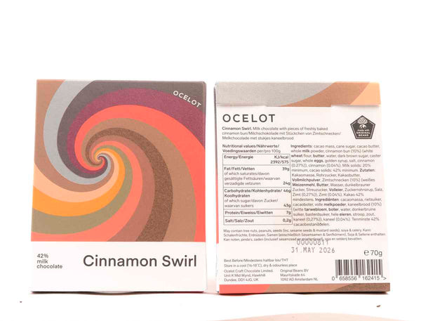 Ocelot Cinnamon Swirl 42% Milk