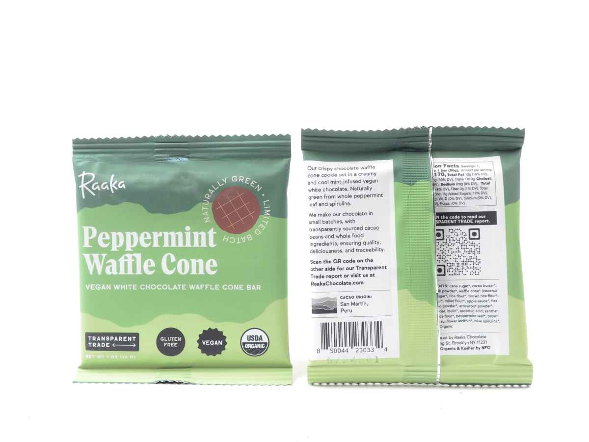 Raaka Peppermint Waffle Cone