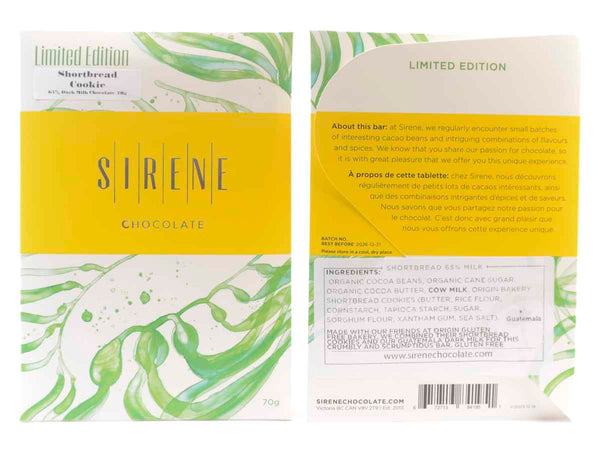 Sirene Shortbread Cookie Milk Chocolate