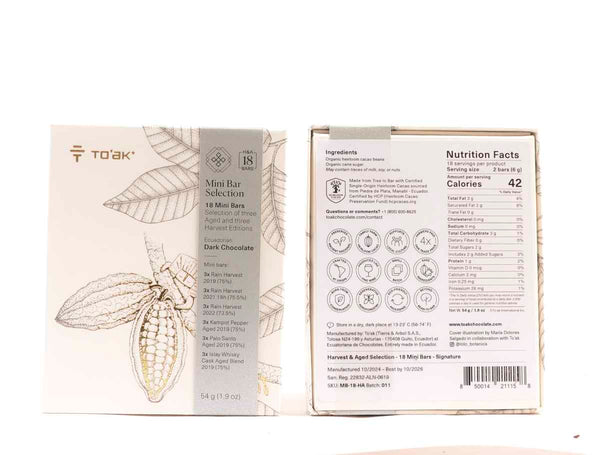 To'ak Harvest Selection 18 mini bars