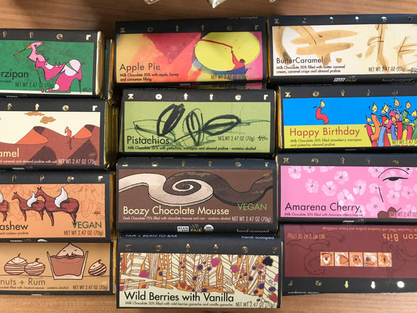 Zotter Hand Scooped Chocolate Bars