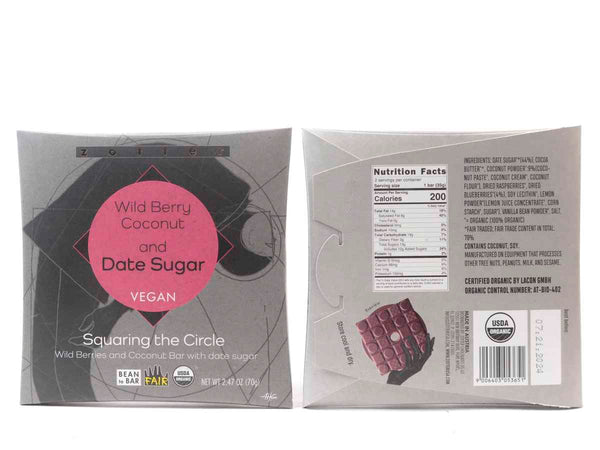 Zotter Wild Berry Coconut White