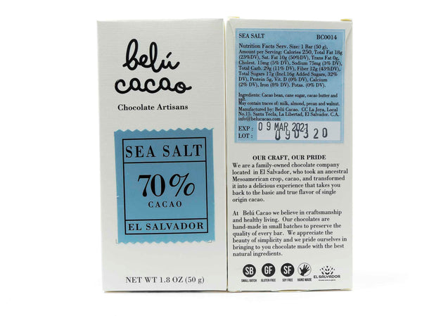 Belœ Cacao Sea Salt 70%