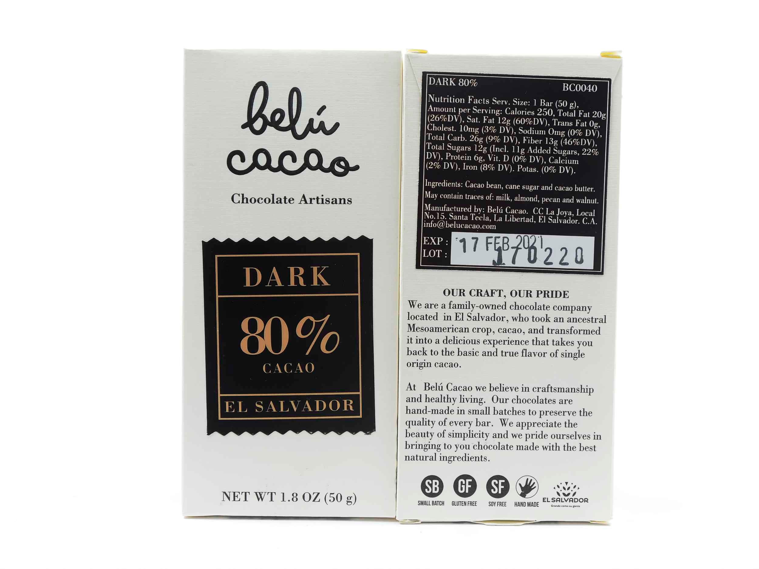 Belú Dark 80%