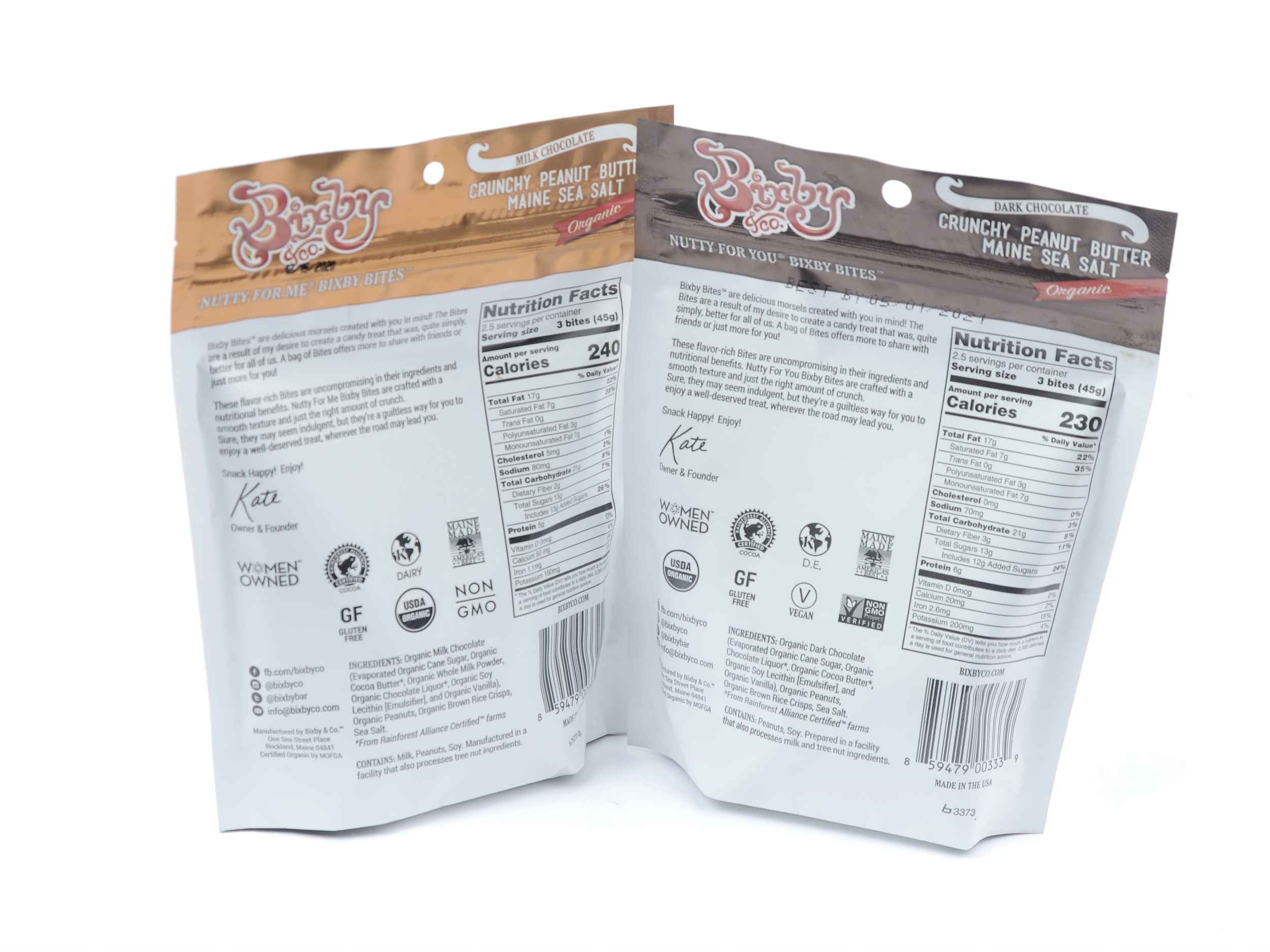 Bixby Peanut Butter Bites Milk