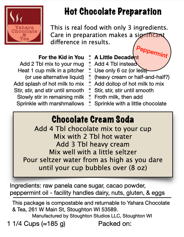 Yahara Hot Chocolate Mix