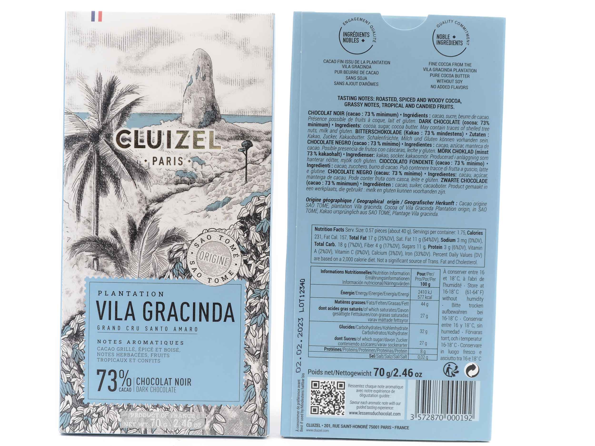 Michel Cluizel Vila Gracinda 73%