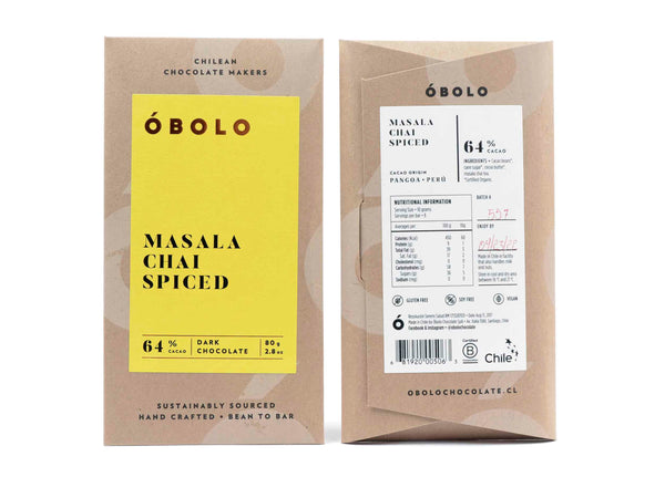 Óbolo Masala Chai Spiced (Milk) 64%