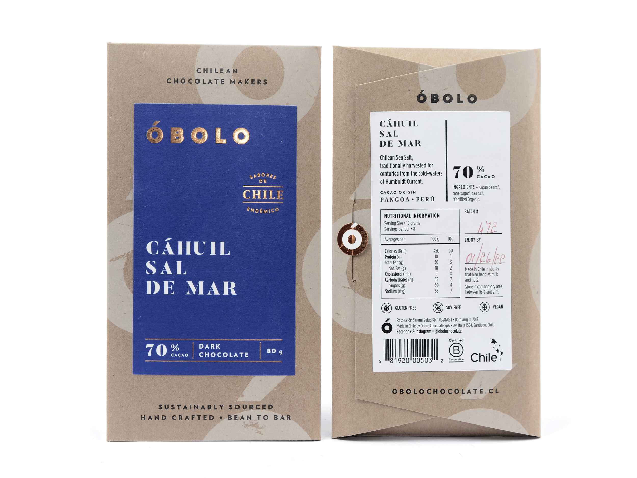 Óbolo Cáhuil Sal de Mar 70%