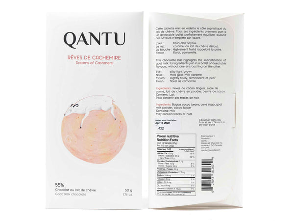 Qantu Dreams of Cashmere 55% (Goat Milk)