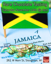 Rare Chocolate Tasting: Jamaica | Saturday November 14th @ 4p