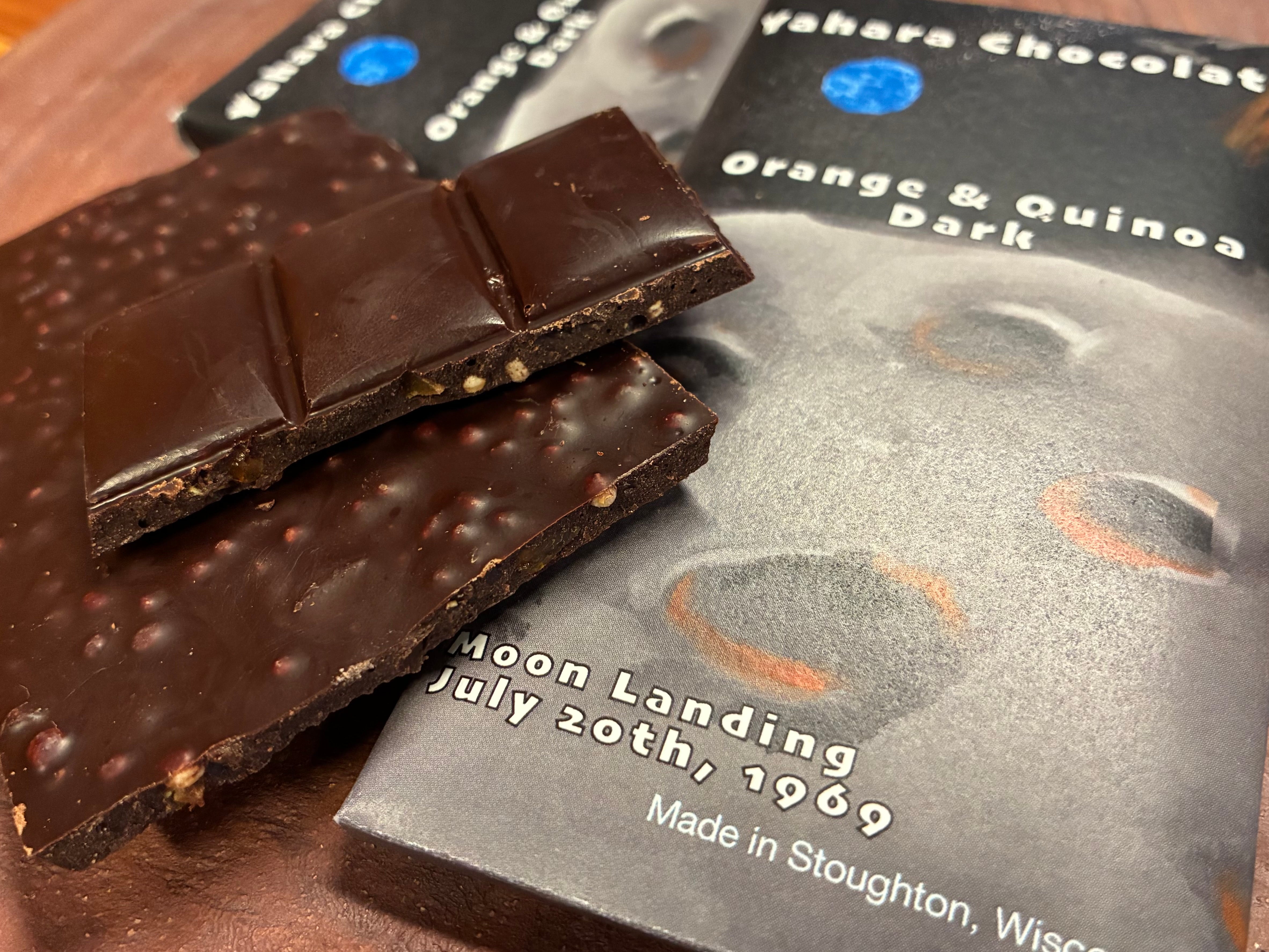 Yahara Chocolate Moon Landing Orange and Quinoa Dark