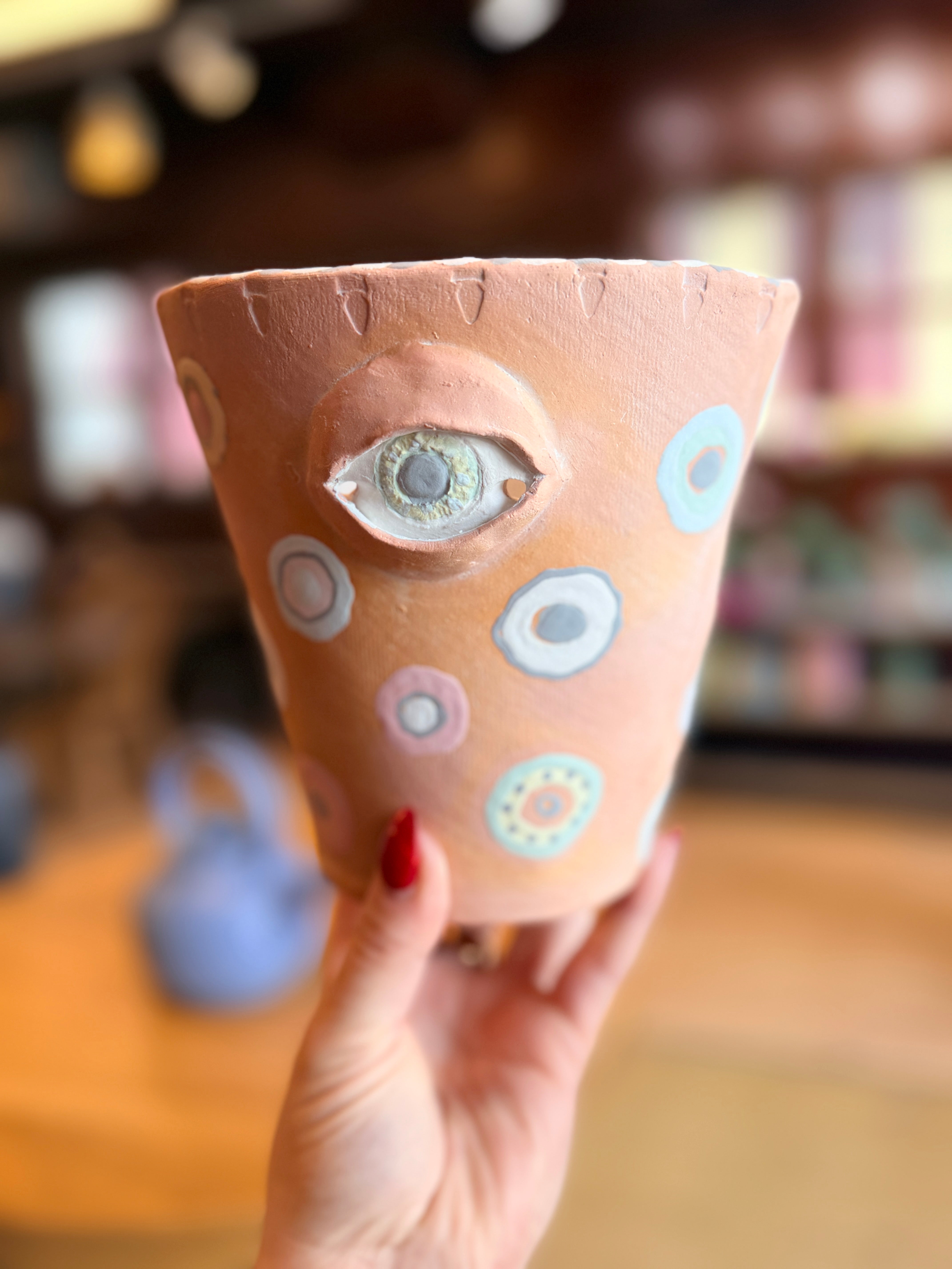 Make a Crying Eyes Planter