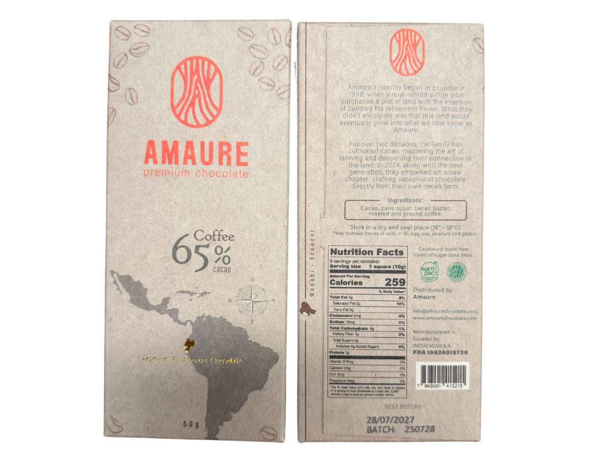 Amaure Ecuador Dark Coffee 65%