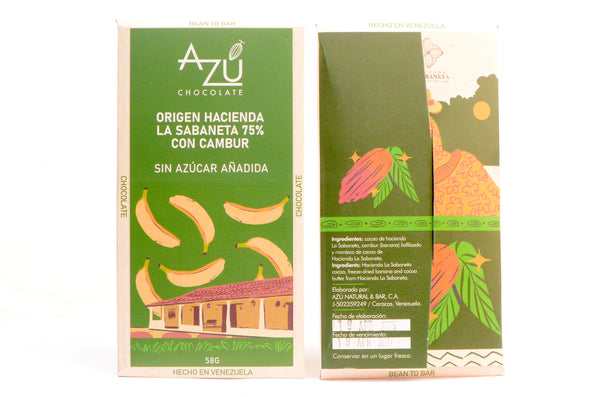 Azu Chocolate 75% Dark with Banana