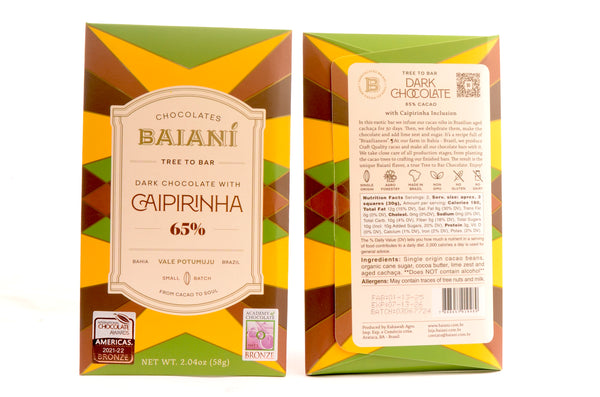 Baiani 65% Dark with Lime Zest