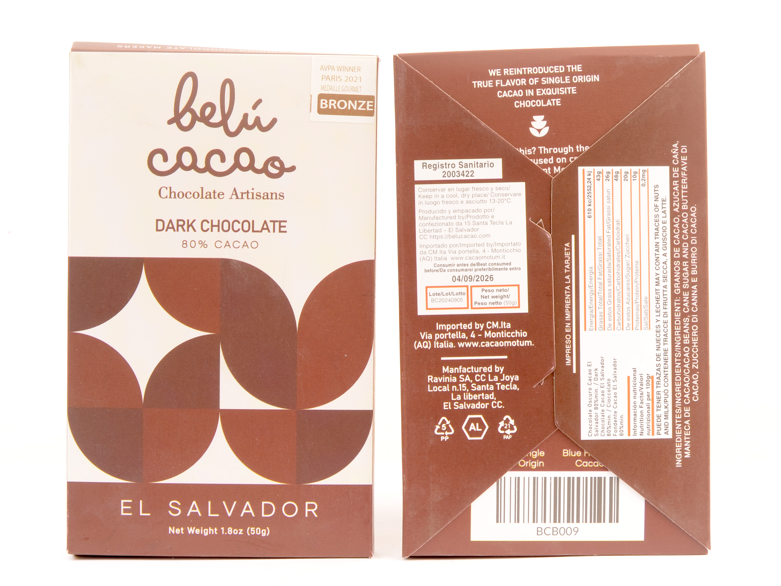 Belú Dark 80%