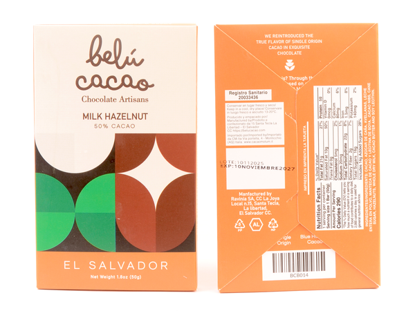 Belú Milk Hazelnut 50%