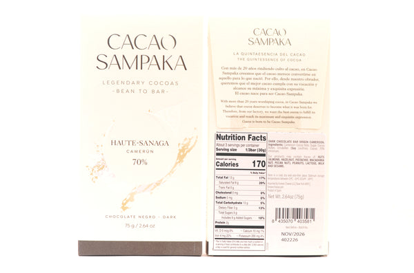 Cacao Sampaka Haute Sanaga Cameroon 70%