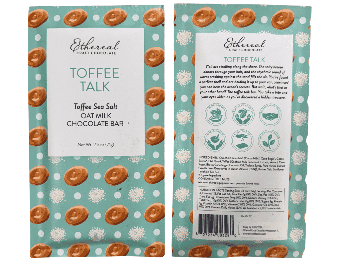Ethereal Toffee Talk Oat Milk Chocolate