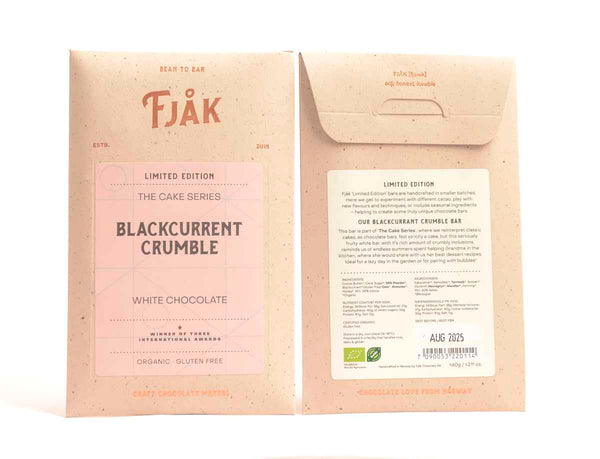 Fjåk Blackcurrent Crumble White Chocolate 35%