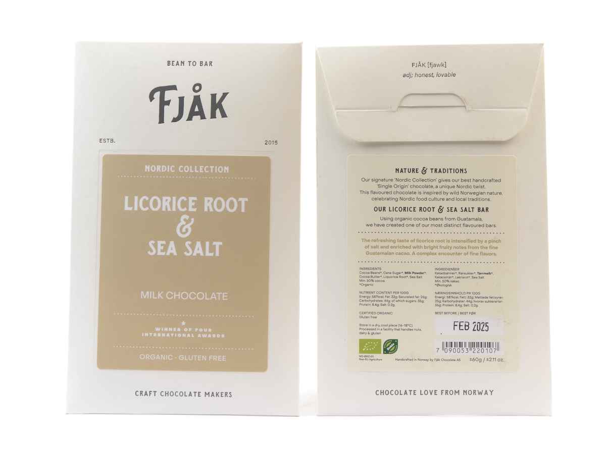 Fjåk Milk Licorice & Salt 50%