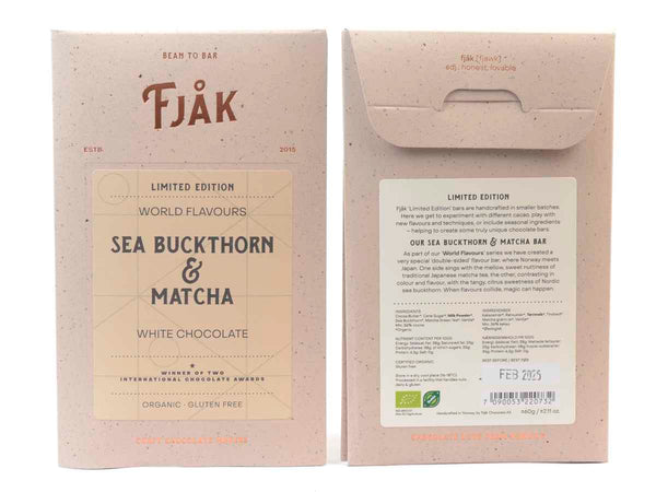 Fjåk Sea Buckthorn & Matcha White