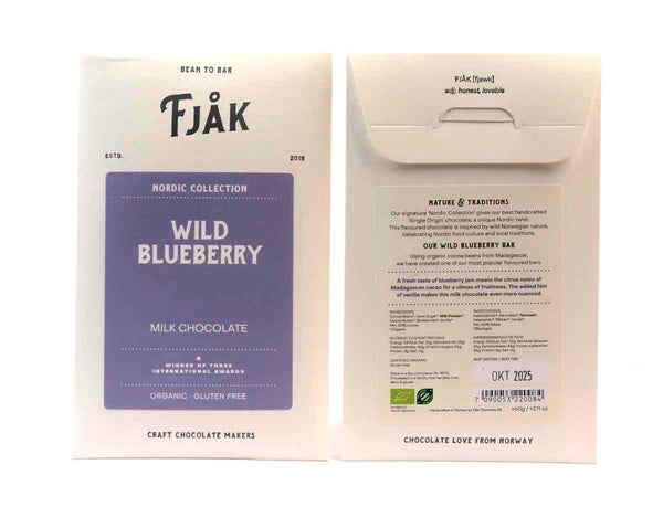 Fjak Wild Blueberry Milk Chocolate