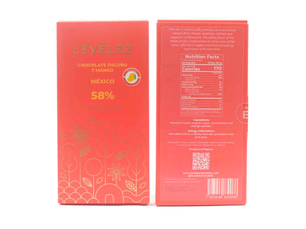 Levelez Mango Dark Chocolate 58%