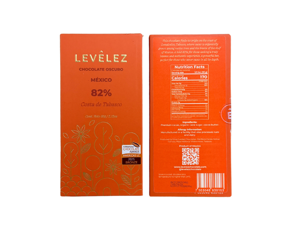 Levelez 82% Dark Chocolate