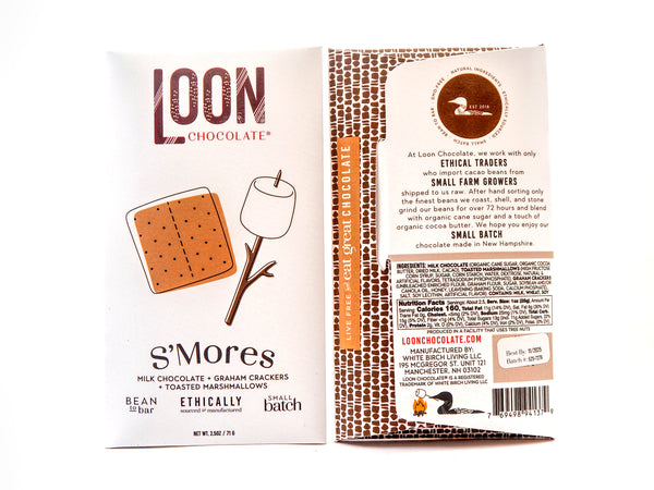 Loon Chocolate S'Mores Bar Milk Chocolate
