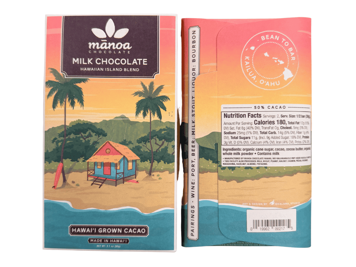 Manoa Hawaii Milk 50%
