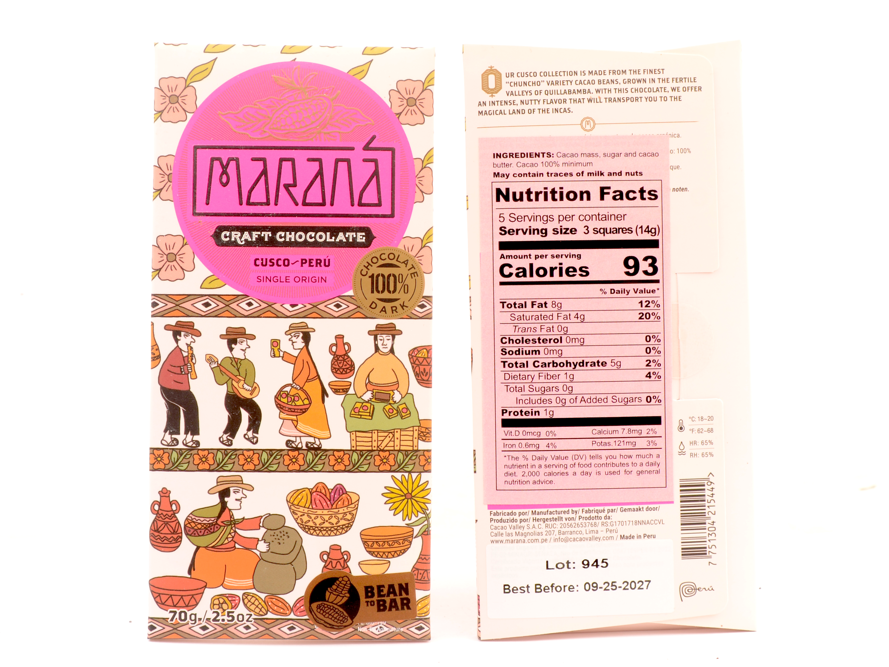 Maraná Cusco Dark 100%