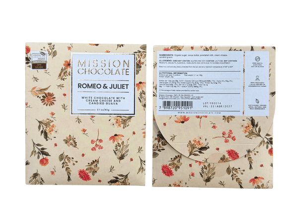 Mission Chocolate Romeo & Juliet White Chocolate