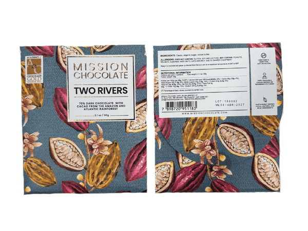 Mission Chocolate Two Rivers 70% Dark Chocolate