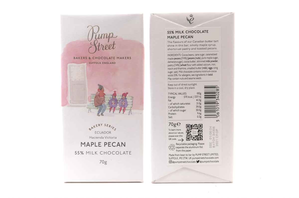 Pump Street Maple Pecan Butter Tart Milk 55%