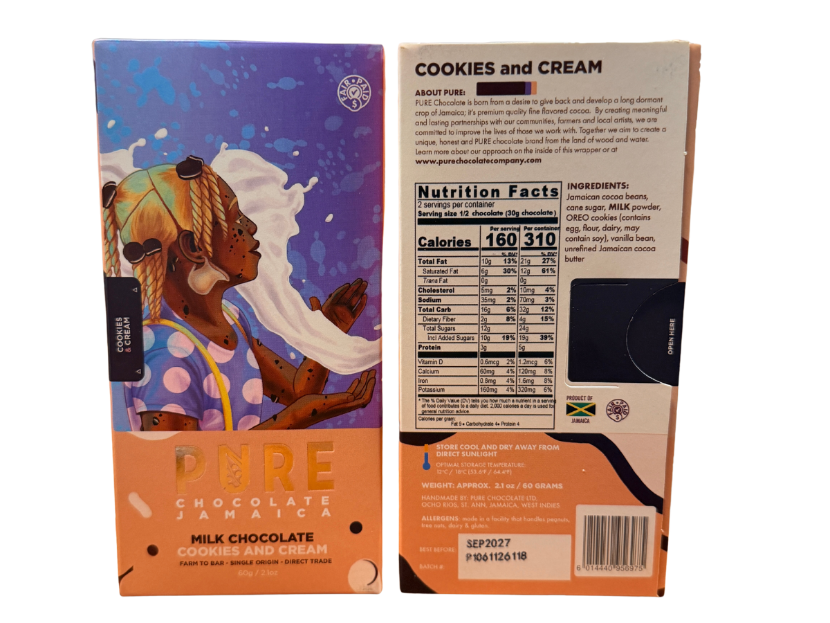 PURE Chocolate Milk Chocolate with Cookies and Cream