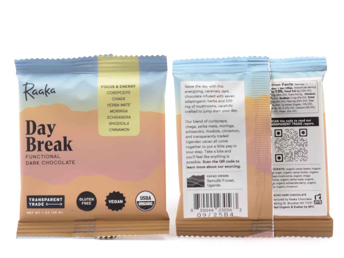 Raaka Day Break Dark Chocolate Bar