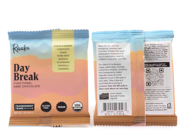 Raaka Day Break Dark Chocolate Bar