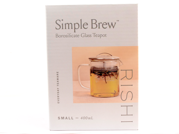 Simple Brew Borosilicate Glass Teapot for Loose Leaf Tea
